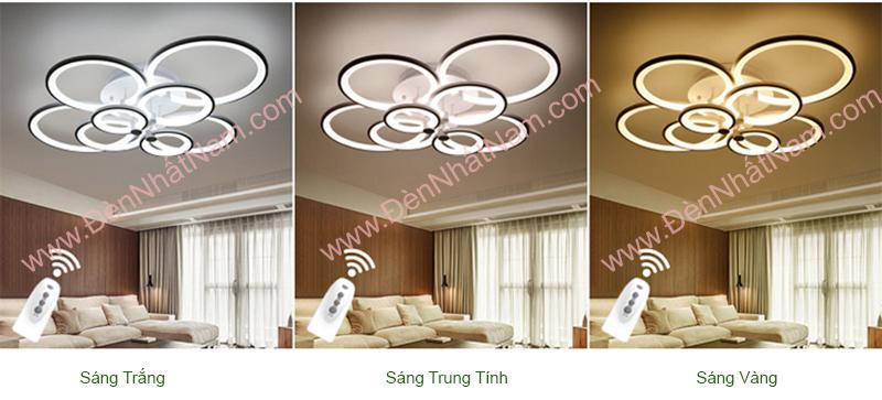 Đèn Mâm Hiện Đại V4 - 8 cánh