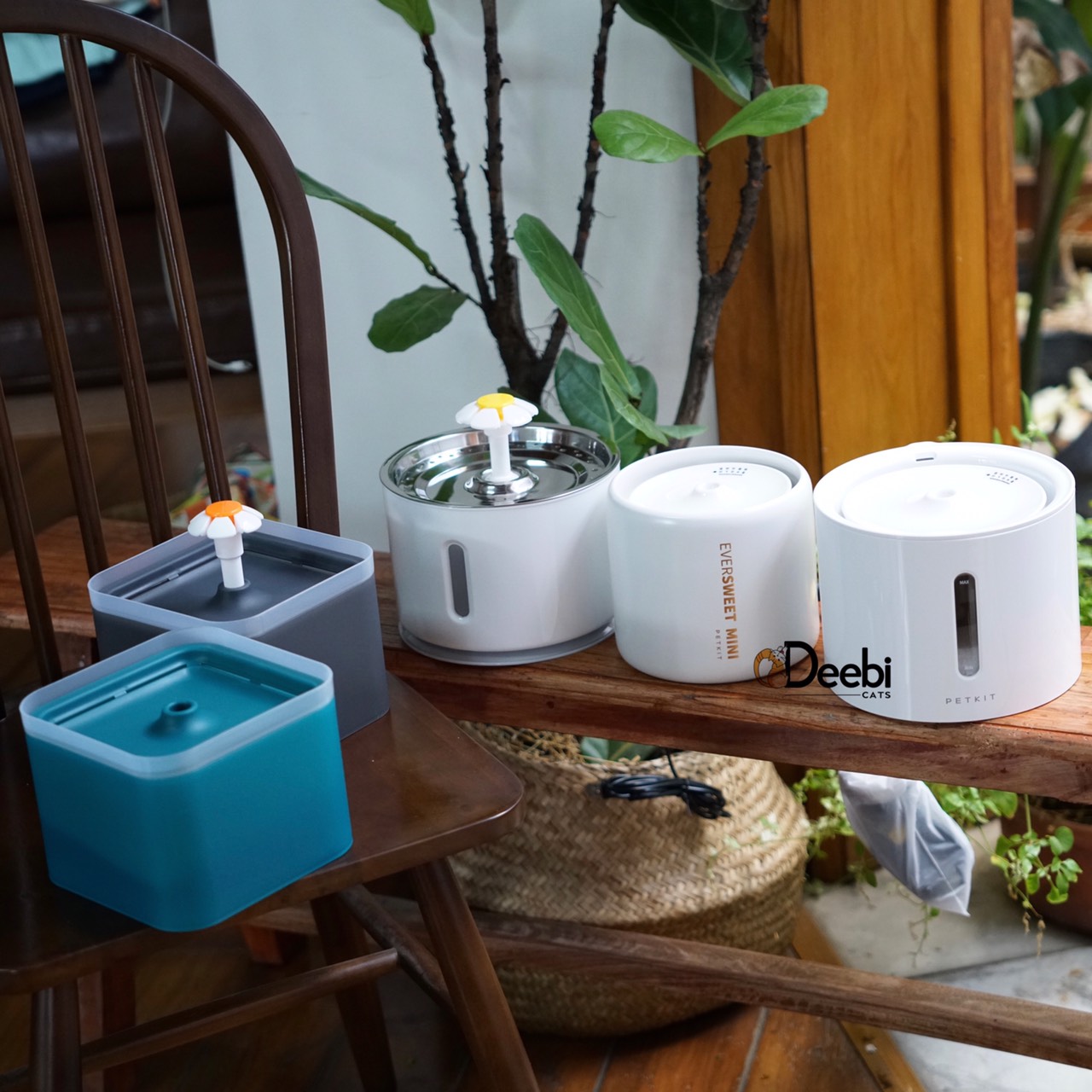 Máy lọc nước cho mèo, máy lọc nước tự động USB