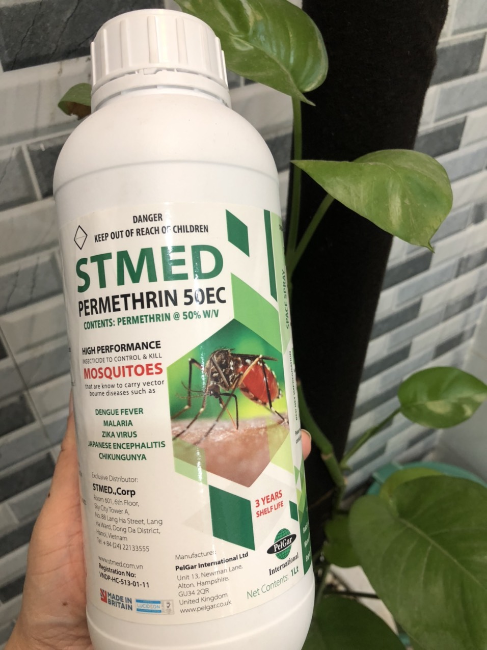 Thuốc diệt côn trùng sinh học stmed permethrin 50ec – hàng nhập từ anh quốc