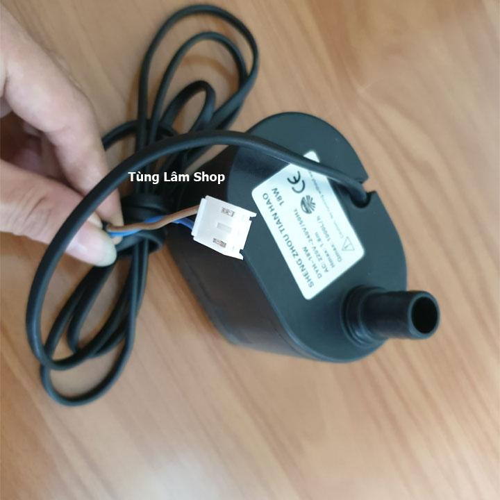 Bơm bể cá ngâm chìm trong nước - máy bơm quạt điều hòa hơi nước 18w ngâm chìm trong nước dùng cho quạt gia đình