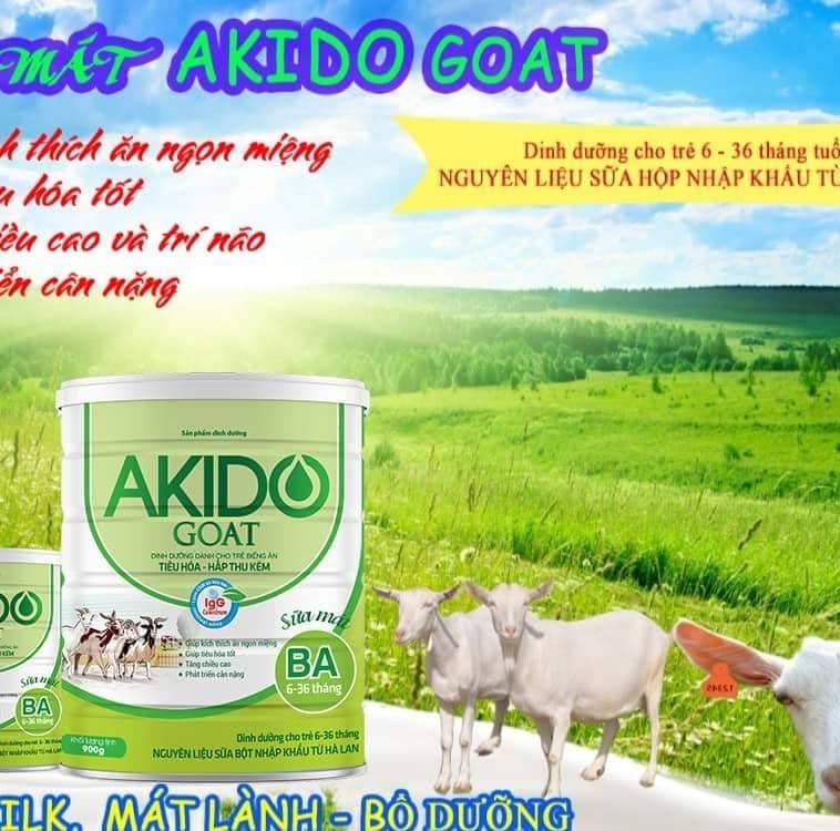 Sữa bột akido ba 900 gr