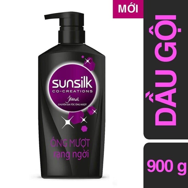 Dầu gội sunsilk bồ kết óng mượt rạng ngời 900g