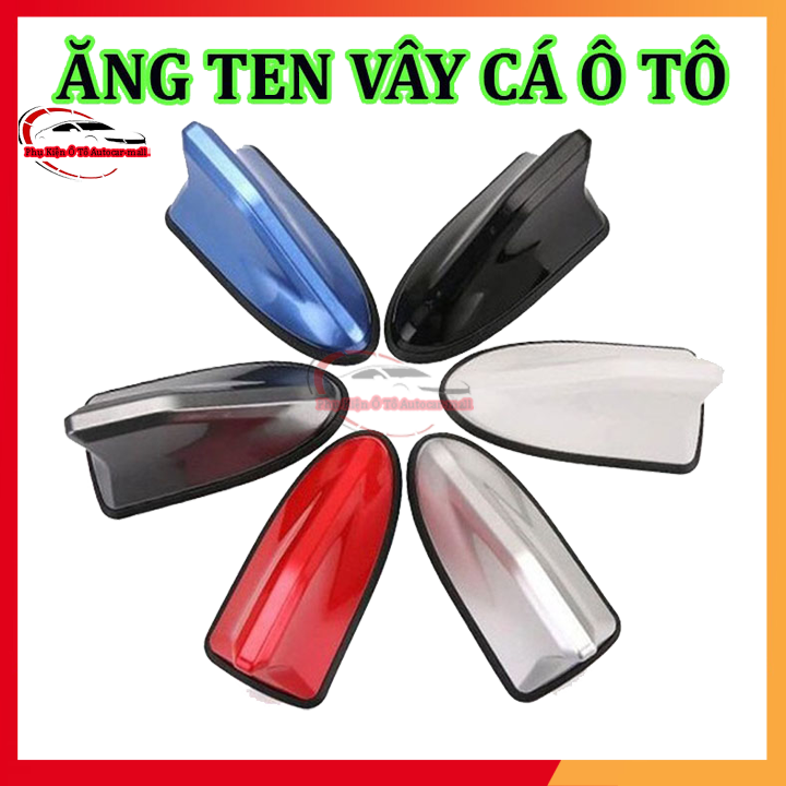 Anten Vây Cá Mập Cho Xe Ô Tô , Có Đệm Cao Su , Có Mạch Thu Sóng - Màu Trắng - Đen - Đỏ - Xám - Bạc, Hàng Loại 1