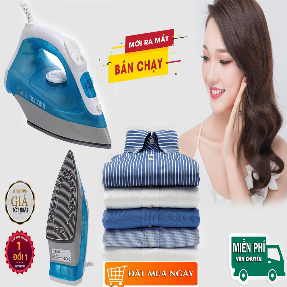 Bàn Là Hơi Nước, Bàn Ủi, Bàn Ủi Mini. Tay cầm chắc chắn, thiết kế gọn nhẹ,Công suất lớn, nóng nhanh - Đế kép chống dính, 2 chế độ phun hơi thông minh_x000D_- GIÁ GIẢM SỐC - MUA NGAY HÔM NAY