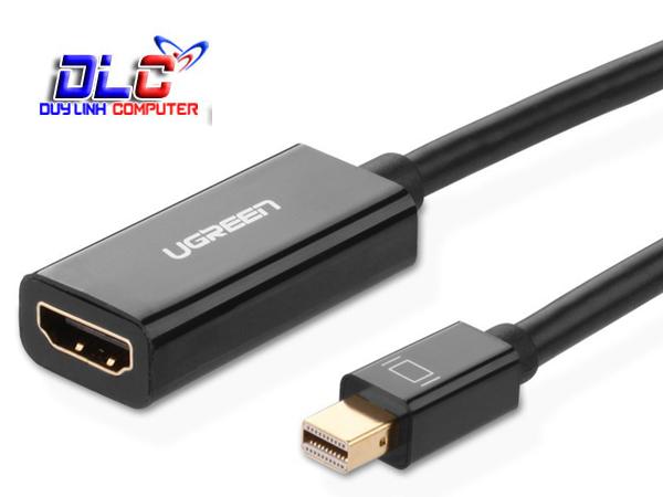 Cáp mini displayport/thunderbolttm to hdmi ugreen 10461 hỗ trợ 1080p cho macbook pro, imac, mac