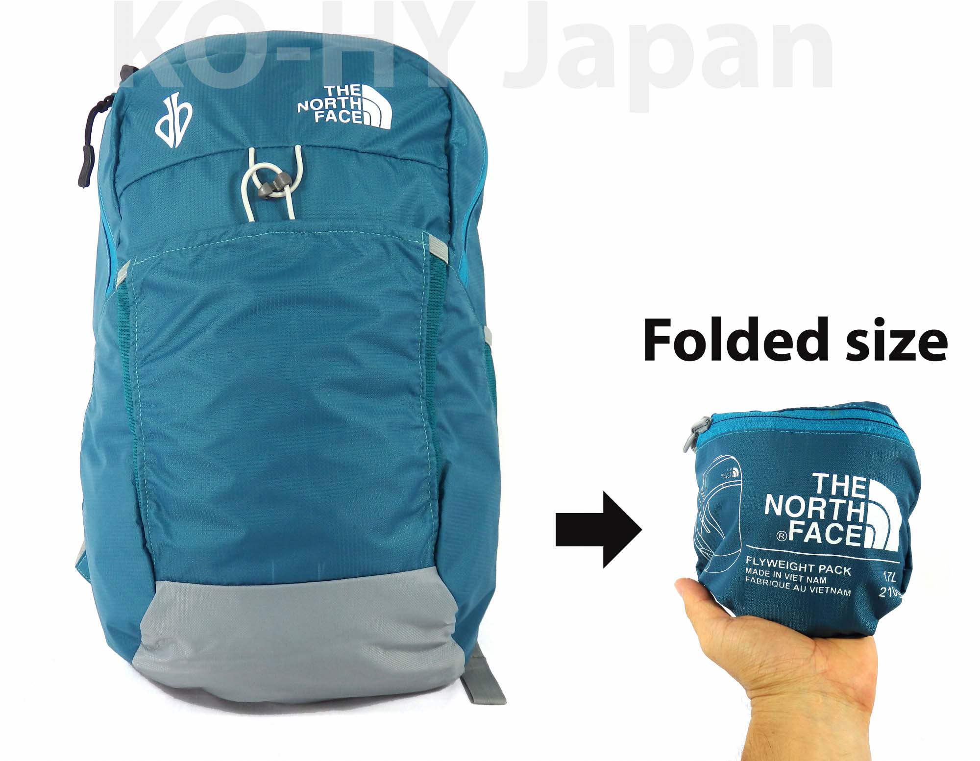 Balo xếp du lịch the north face flyweight pack