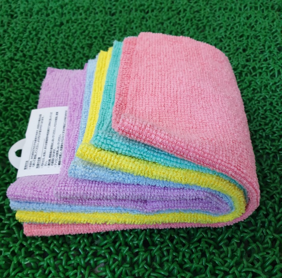 COMBO 5 khăn lau đa năng microfiber cao cấp WIPERS- 25cmx25cm-CONDOR CÓ 5 MÀU ĐẸP XỊN