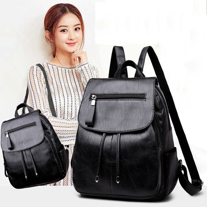 Balo da thời trang hàn quốc cao cấp saki 03, balo nữ thời trang