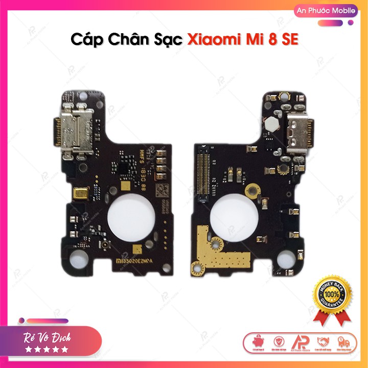 Bo sạc xiaomi mi 8 se - cụm cáp chân sạc điện thoại xiaomi mi8 se zin bóc máy