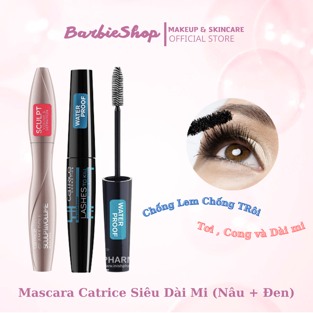 Mascara Chống Nước Catrice Glam & Doll Sculpt & Volume - Catrice Lashes To Kill Waterproof Volume