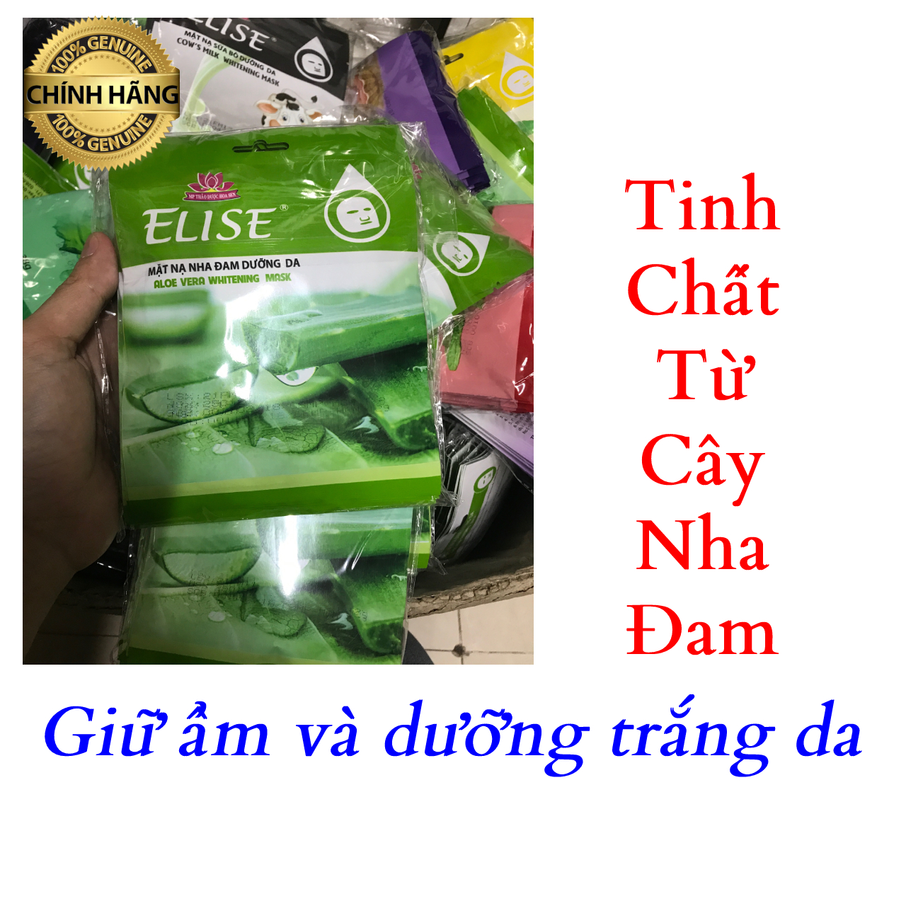 Combo 5 miếng mặt nạ nha đam Elise - Thoitrangtocnhuom
