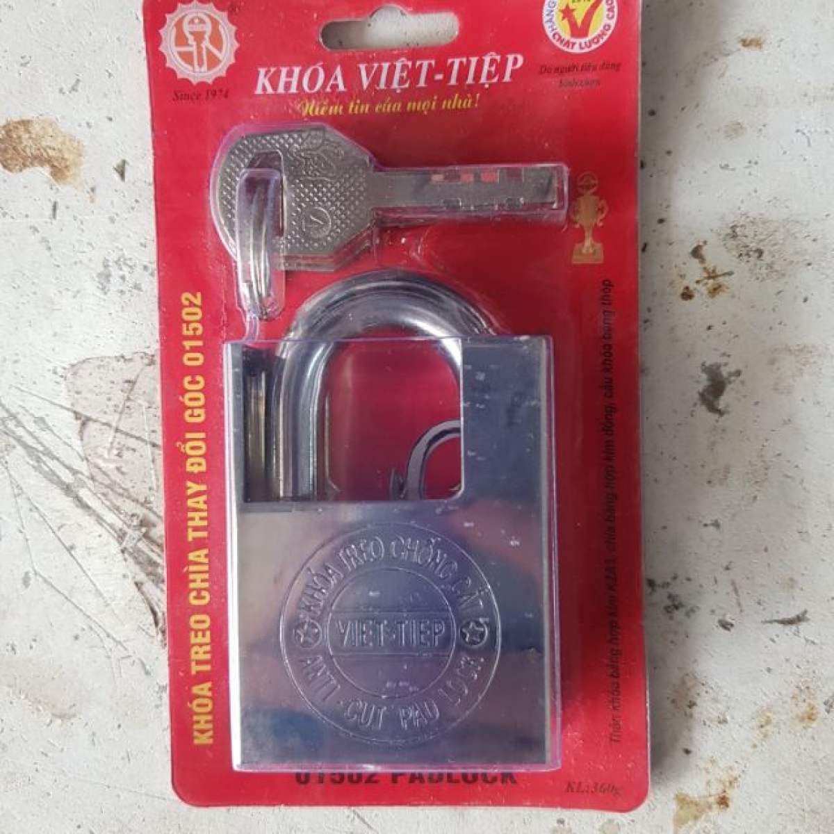 Khóa chống cắt việt tiệp 01502