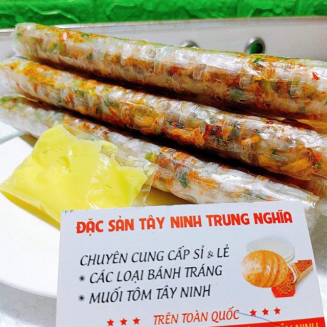 Bánh Tráng Thập Cẩm Cuốn Bơ. Trung Nghĩa