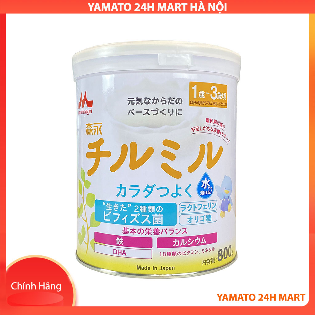 Sữa Morinaga 800g Số 9 Nội Địa Nhật Bản Cho Bé 1-3 Tuổi, Sữa Chống Táo Bón Cho Bé, Sữa Nhật, Sữa Mát Cho Bé, Sữa Bột Cho Bé