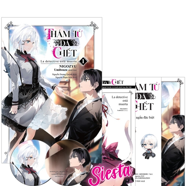 Fahasa - thám tử đã chết - tập 1 - bản đặc biệt - tặng kèm bookmark tròn + short story + bìa 2 mặt giới hạn