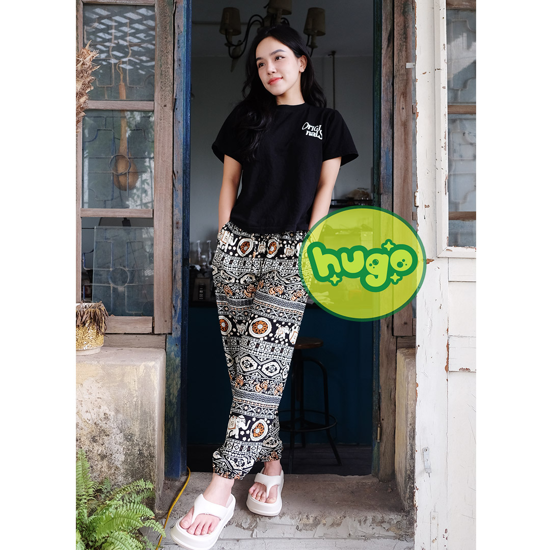 Quần alibaba - Quần lanh thổ cẩm -  Quần thổ cẩm nam nữ bo chân, đủ size nhiều mầu, thoải mái mát mẻ - Hugo Shop