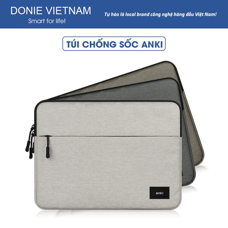 Túi Chống Sốc Laptop Macbook Anki Full Size Nhiều Màu - Túi Đựng Macbook