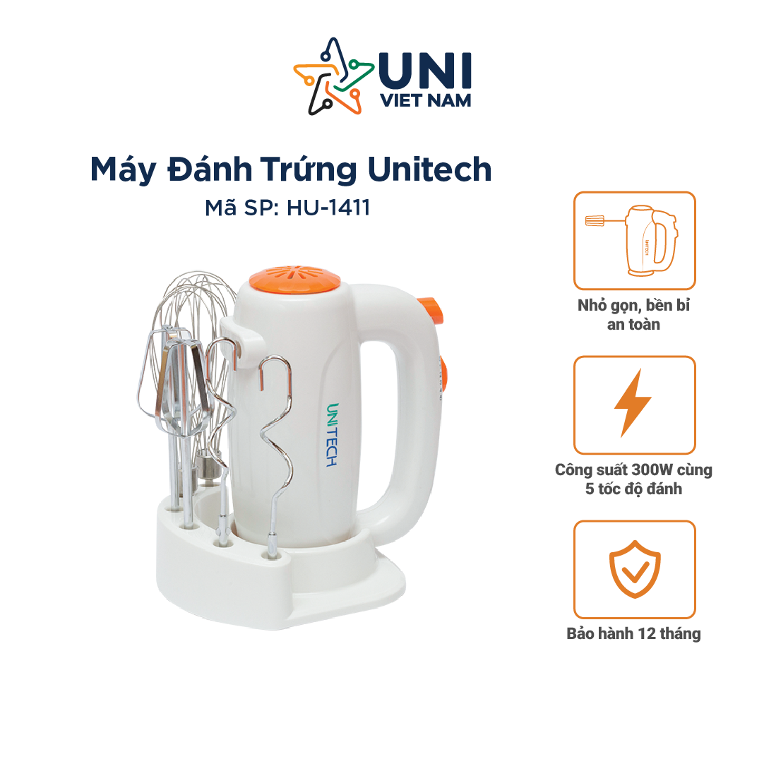 Máy đánh trứng unitech hu-1411