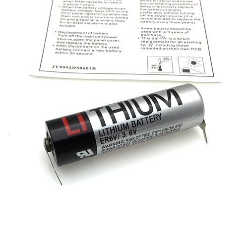 Pin nuôi nguồn toshiba er6v chân hàn size aa 3.6v