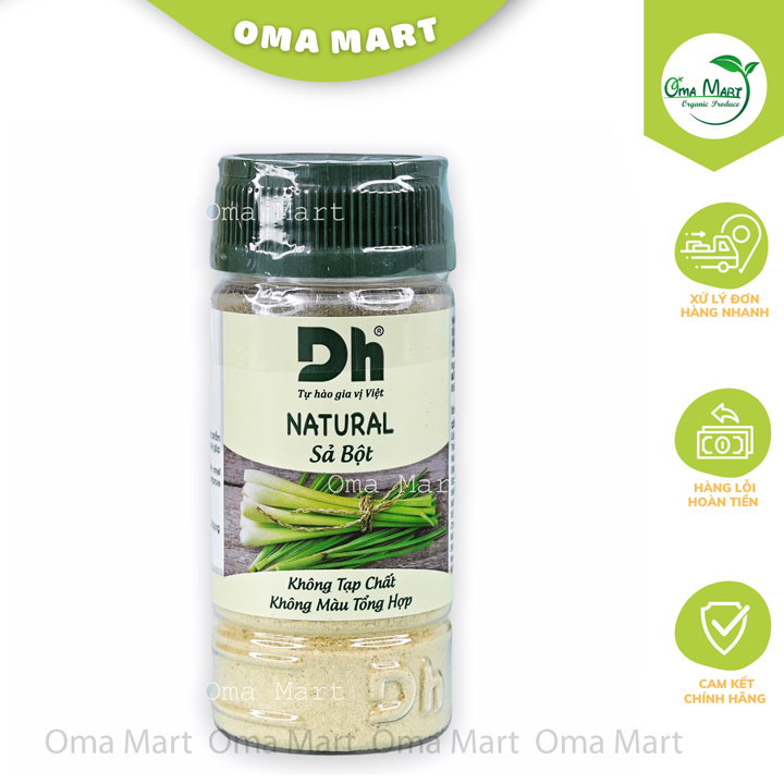Sả bột nguyên chất Dh foods 30g