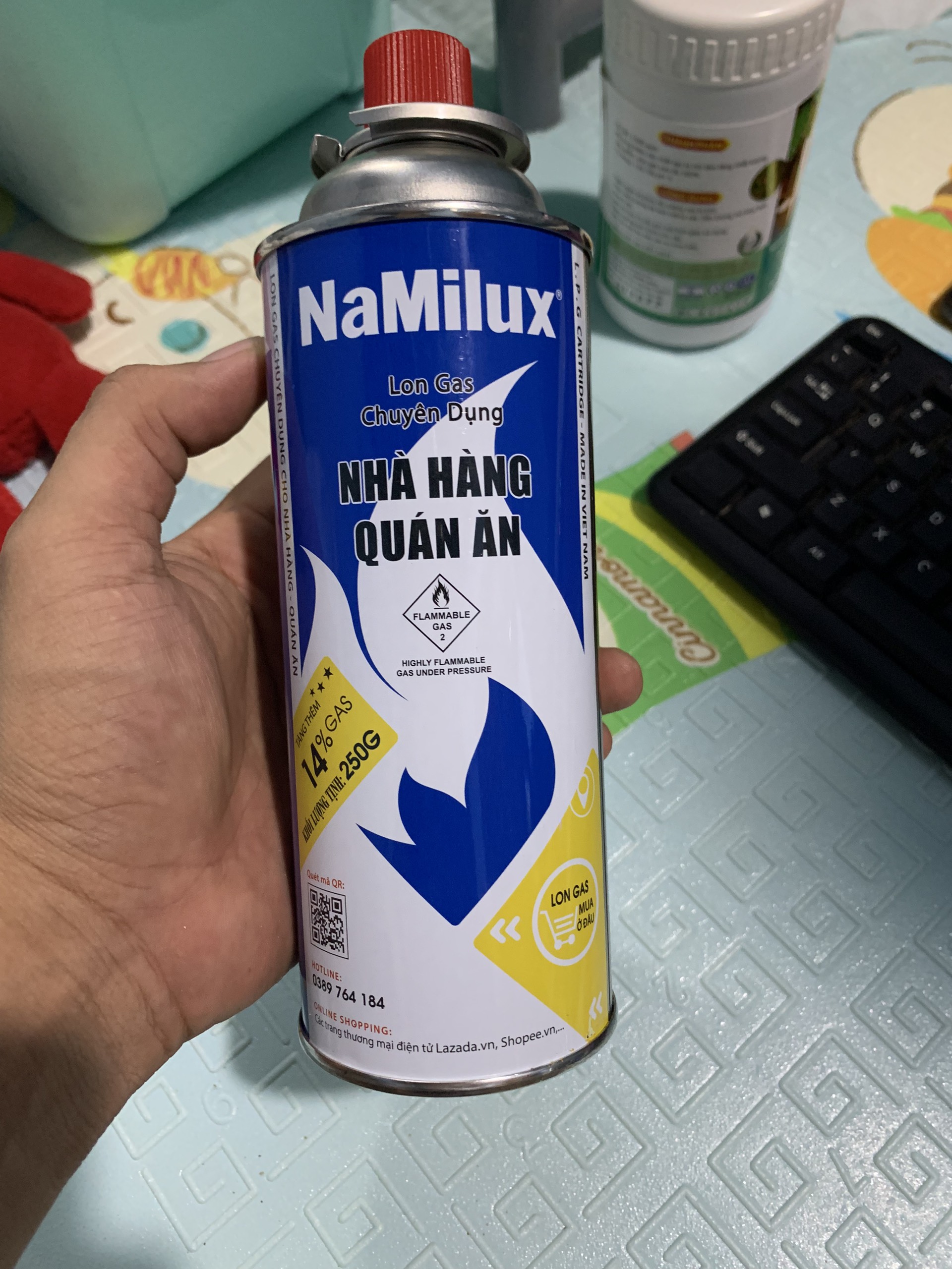 Lon gas chuyên dụng namilux - hàng chính hãng namilux