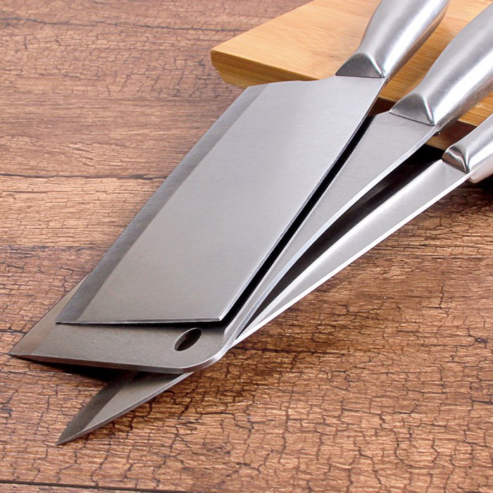 [HCM][COMBO 3 DAO] BỘ 3 DAO INOX ĐÚC NGUYÊN CHIẾC - Cn252 Bộ dao inox 3 món loại đẹp - dao chat xuong dao nha bep. dao sieu ben bo dao nha bep