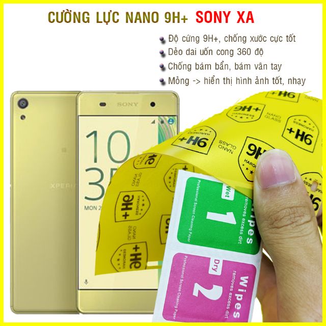 Dán cường lực dẻo nano Sony Xperia XA