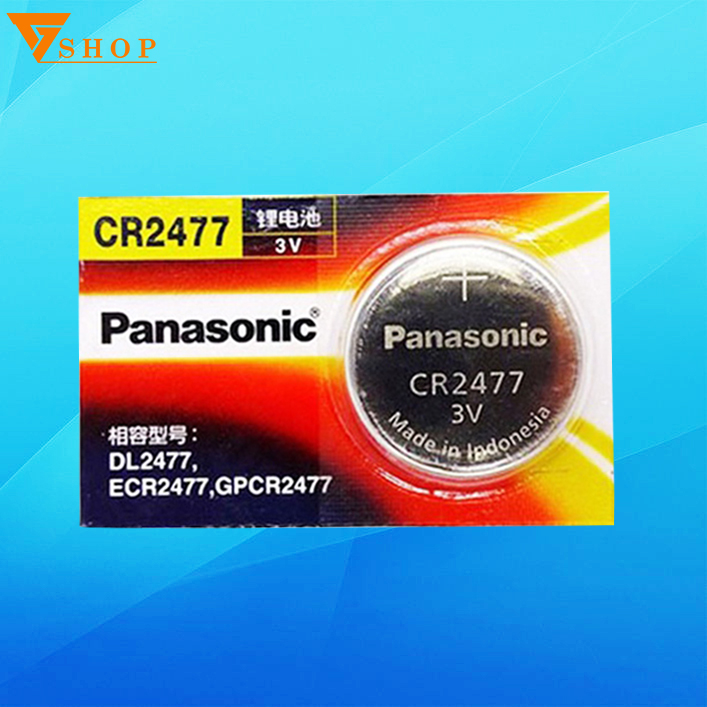 1 viên pin cr2477 panasonic 3v, pin khuy áo cr2477