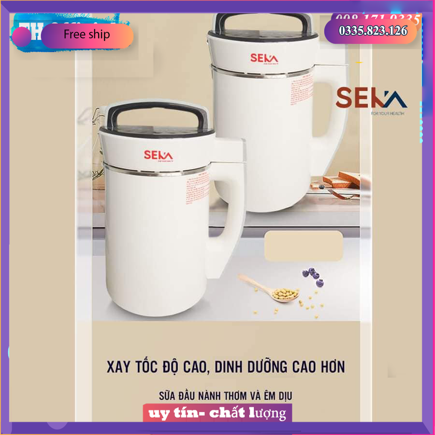 Máy làm sữa hạt đa năng seka , máy xay nấu đa năng, xay sinh tố, hàng nhập khẩu công nghệ đức