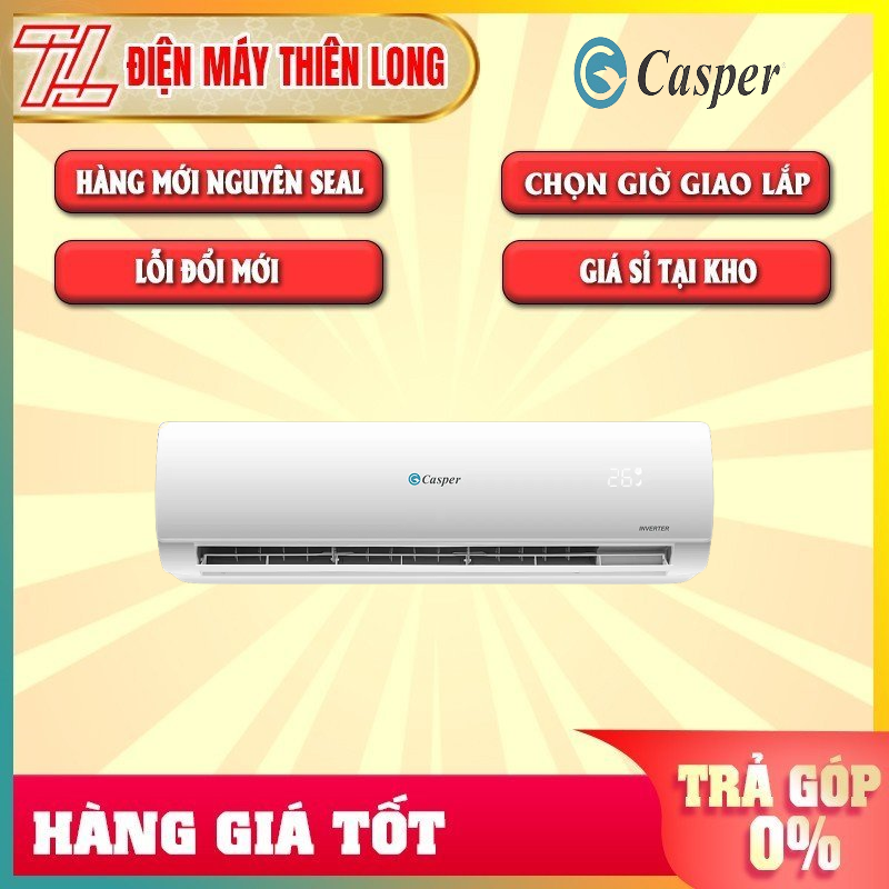 Điều hòa casper inverter 1 chiều 12000 btu mc-12is33 1.5 hp mới 2022 - hàng chính hãng