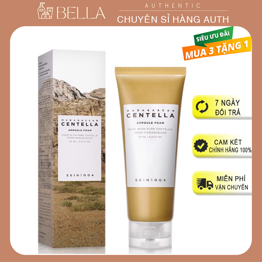 Sữa rửa mặt Rau Má Skin1004 Madagascar Centella Ampoule Foam 125ml