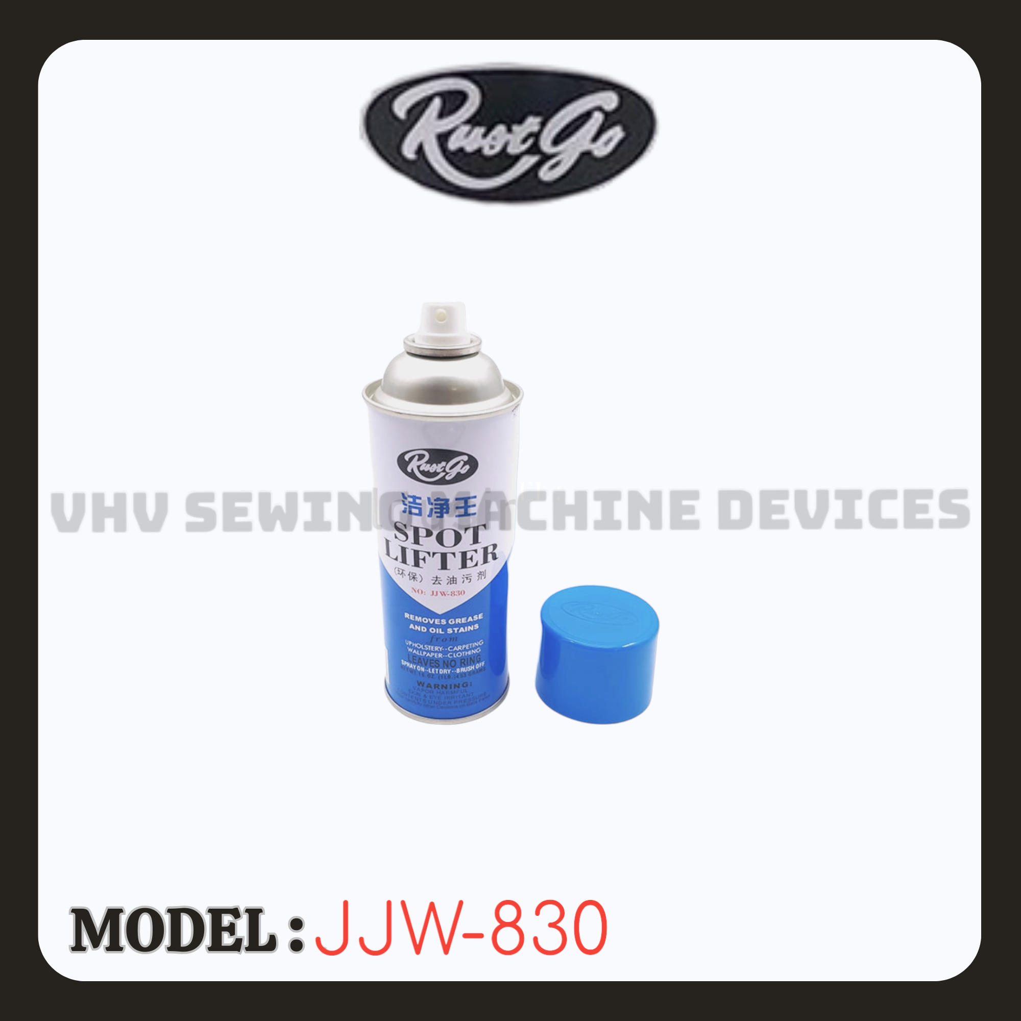 Bình xịt Tẩy dầu trên vải hiệu Rustgo JJW-830
