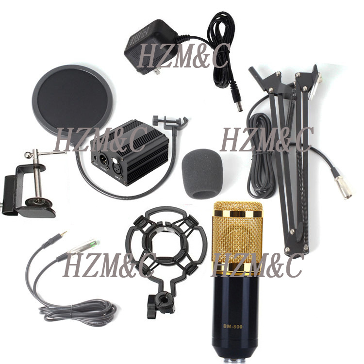 -A Ngoại Thương BM-800 Mạng Máy Tính K Bộ Micro Bài Hát  NB-35  Lưới Chống Phun   Nguồn Điện   Bộ Đồ