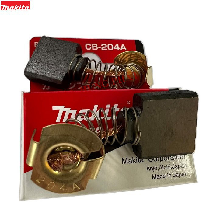 Chổi than cb204 cb 204 cb-204 cb-204a makita chính hãng b-80357 cho 9067 9069 ga7020 ga7050 ga9020 ga9030 ga9050 gs5000