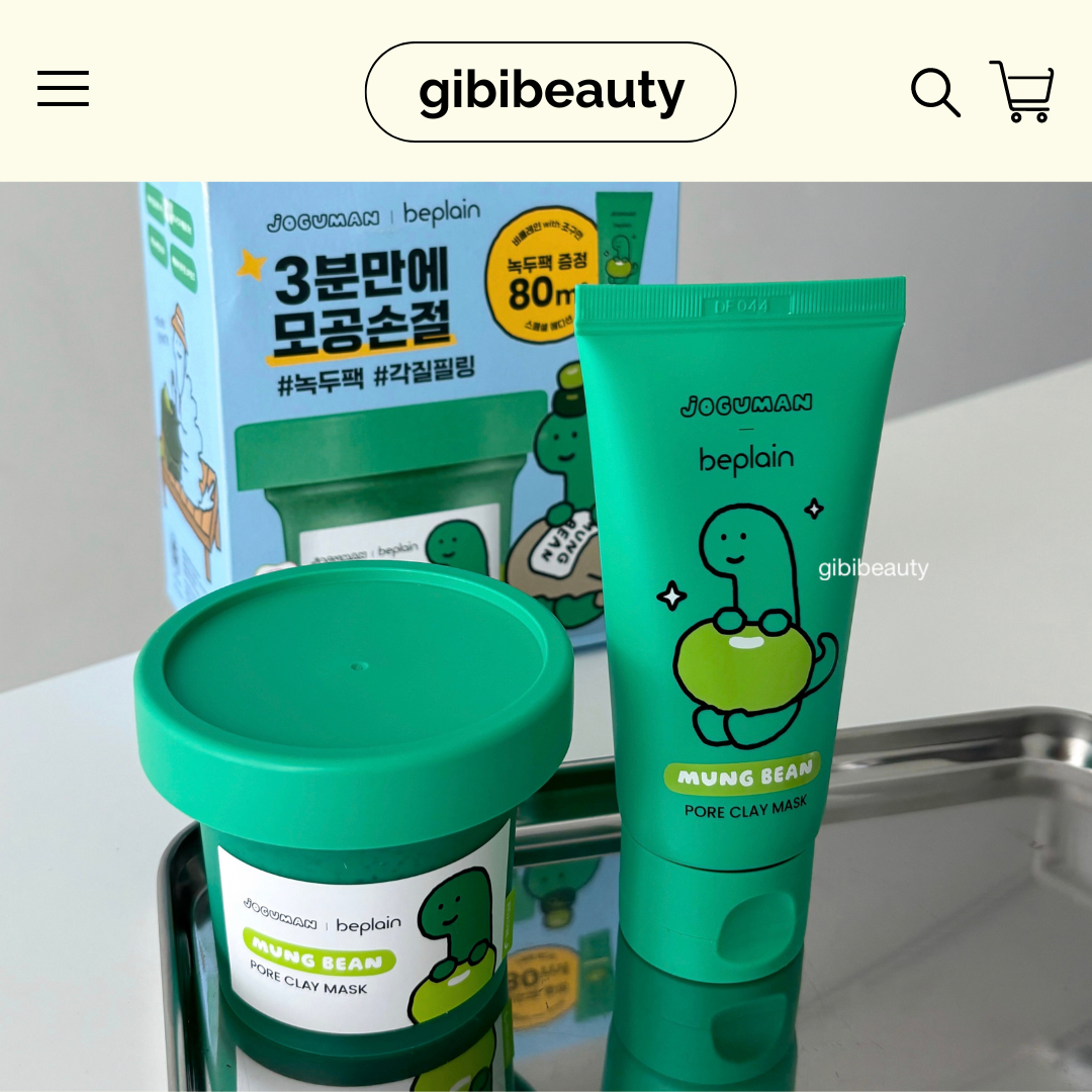 Mặt nạ đất sét beplain mung bean pore clay mask 120ml