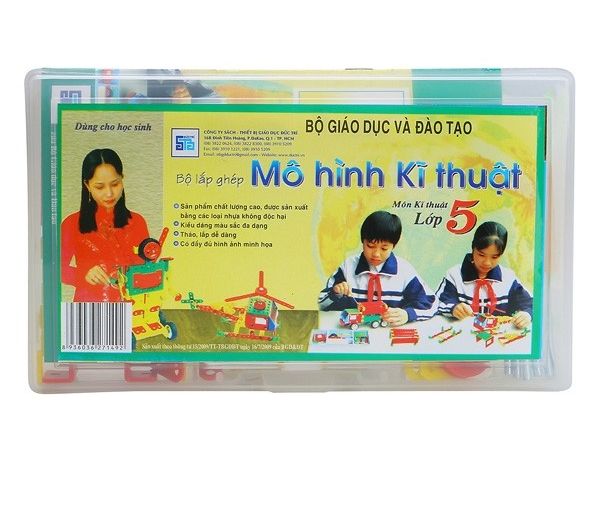 [ Chính hãng] BỘ LẮP GHÉP MÔ HÌNH KĨ THUẬT LỚP 5 { Có đầy đủ hình ảnh minh hoạ} GIÚP BÉ THOẢ SỨC SÁNG TẠO