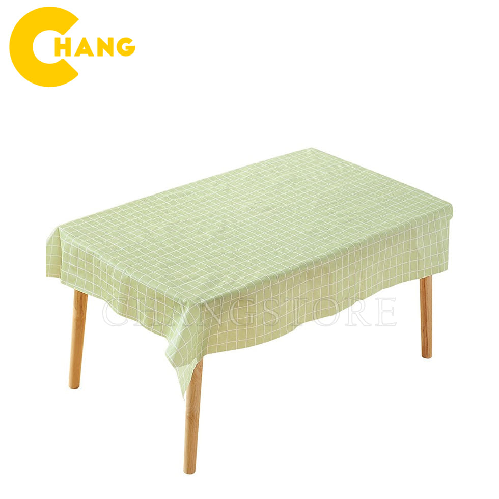 Khăn trải bàn decor , khăn trải bàn ăn, bàn học  kẻ caro PVC không thấm nước dễ vệ sinh thích hợp để sử dụng trên bàn trong gia đình, trong các bữa tiệc nhà hàng đám cưới hoặc dã ngoại ngoài trời.