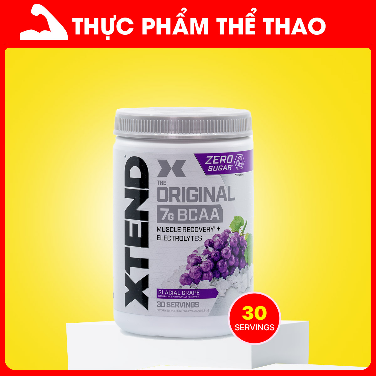 Thực phẩm bổ sung SCIVATION XTEND BCAAs  - hỗ trợ phục hồi cơ, bù điện giải, hạn chế đau mỏi cơ bắp