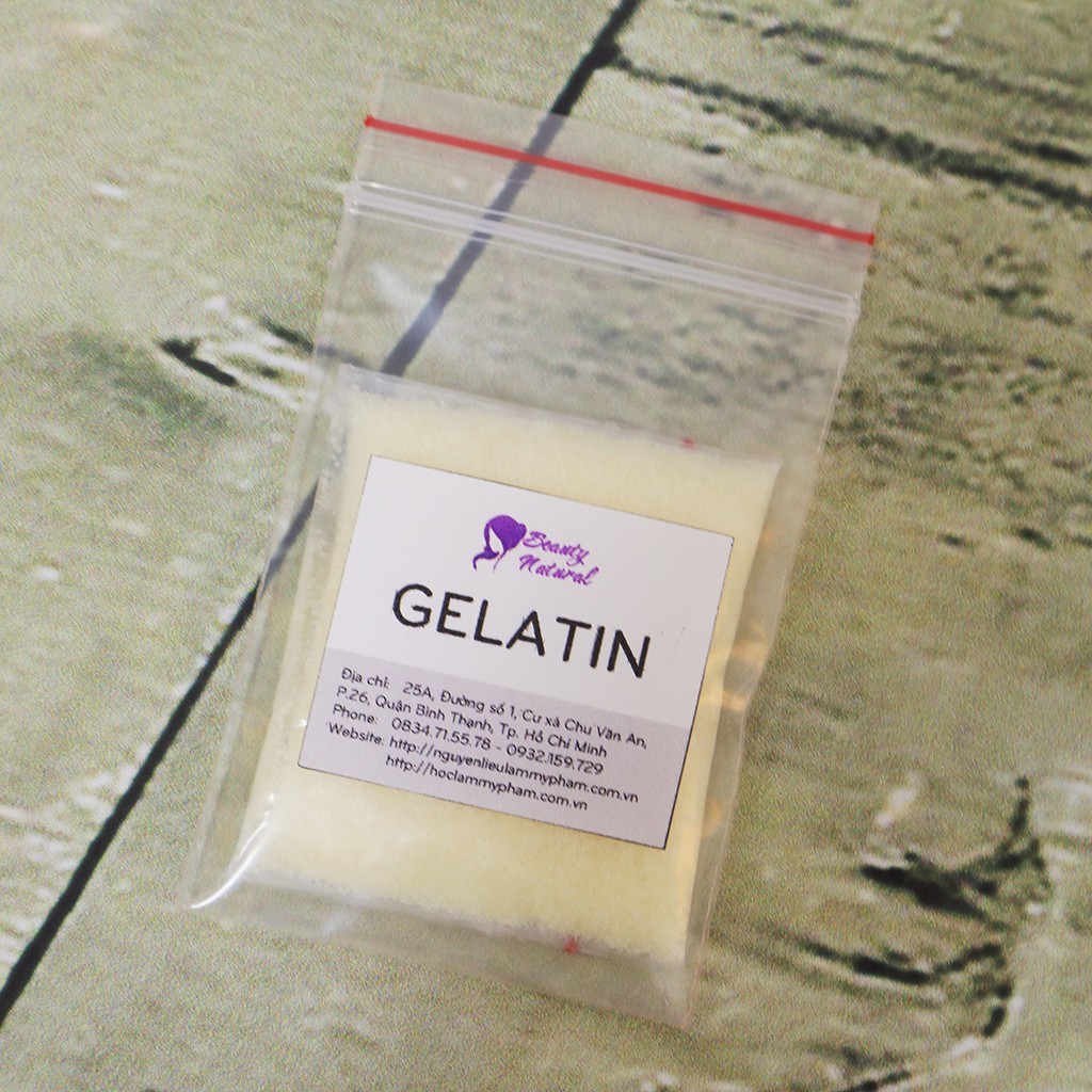 Bột gelatin - 10g/50g -10g