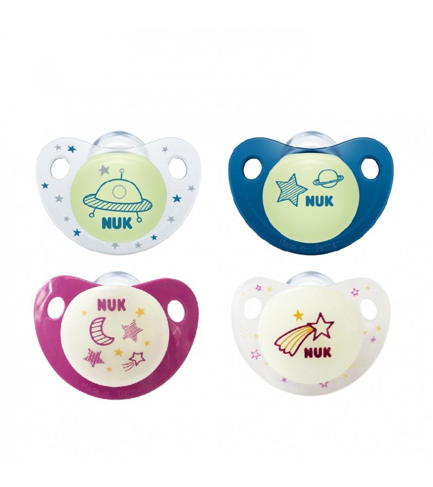 Bộ 2 ti giả NUK Silicone Night/Day