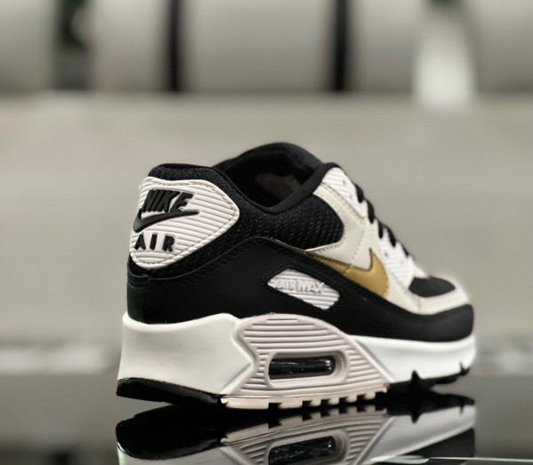 Nike Air Max 90 'Black Metallic Gold' - Giày Thể Thao Nữ (Tặng Kèm Tất ) |  Lazada.Vn