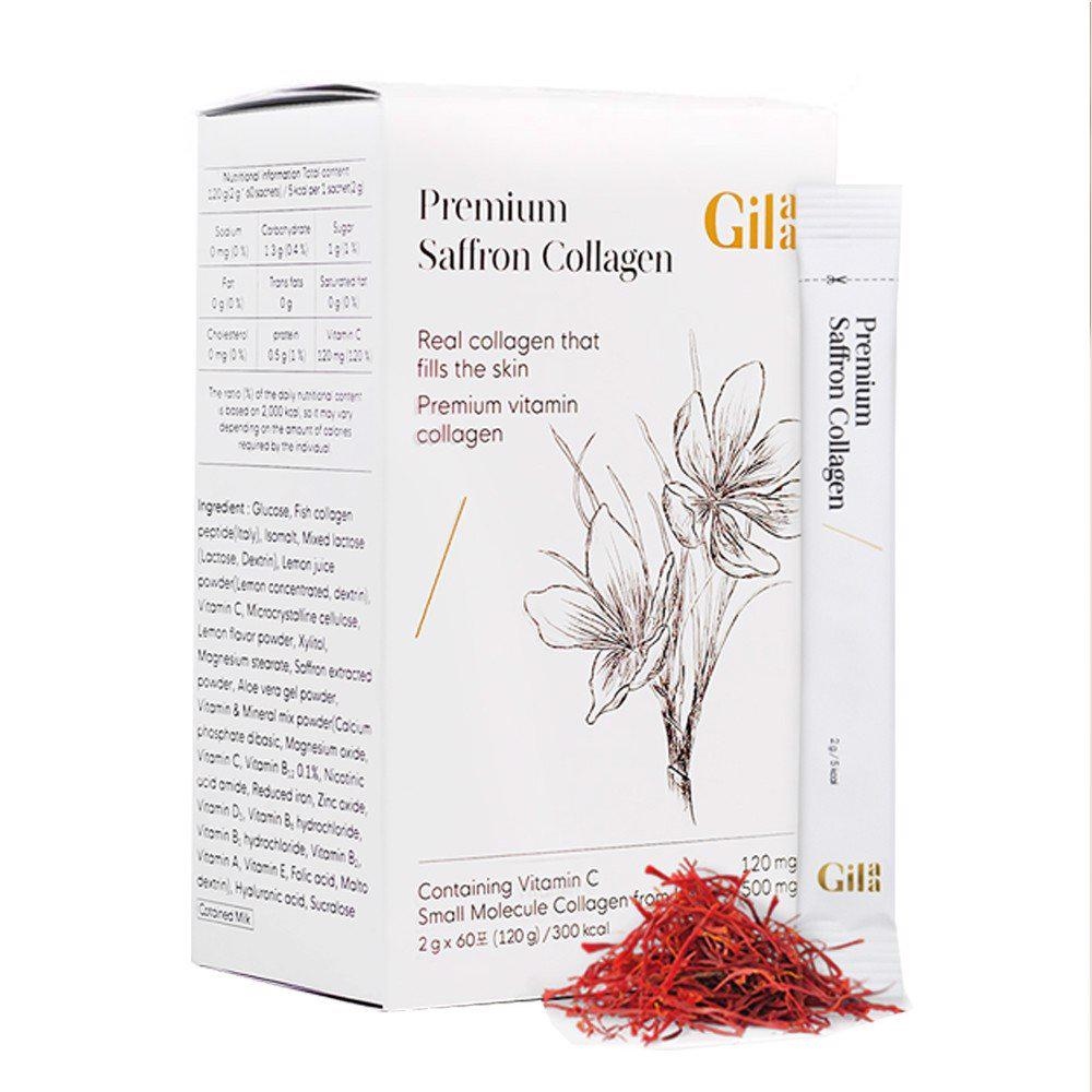Bột Uống Collagen Cao Cấp Kết Hợp Saffron - Gilaa Premium Collagen Saffron