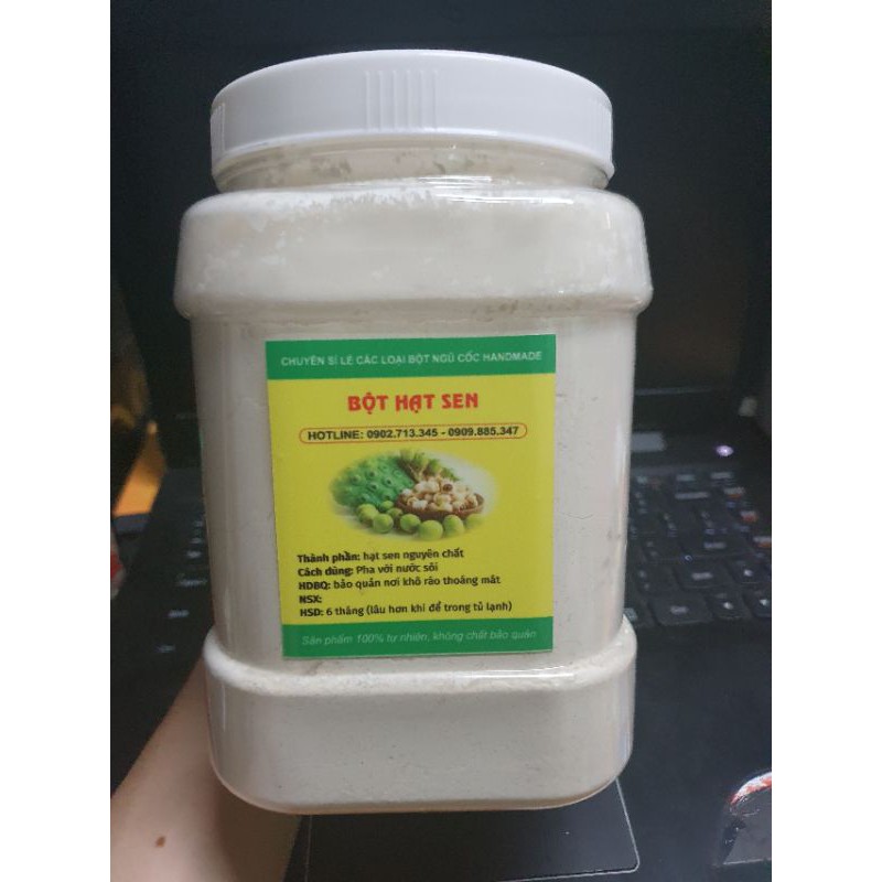 [HCM]Bột Hạt Sen Khô Sen Đồng Tháp Mười 1 Ký(1000g/ túi zip)