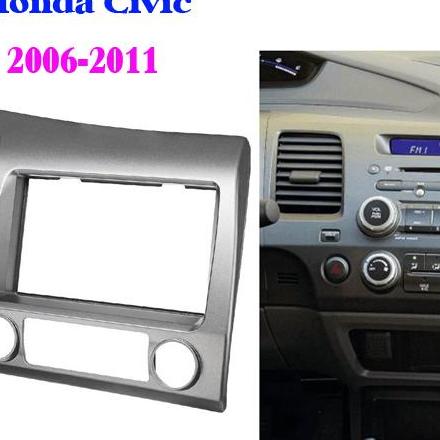 Mặt dưỡng lắp màn hình xe honda civic 2006-2011
