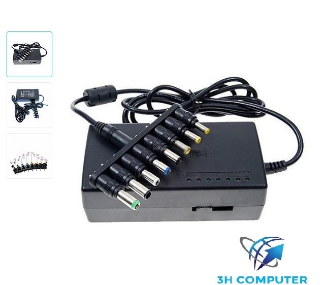 [HCM]Sạc đa năng Laptop từ 12v đến 24v có đủ tất các đầu nối Bộ sạc đa năng các mức điện áp khác nhau 8 đầu 90W