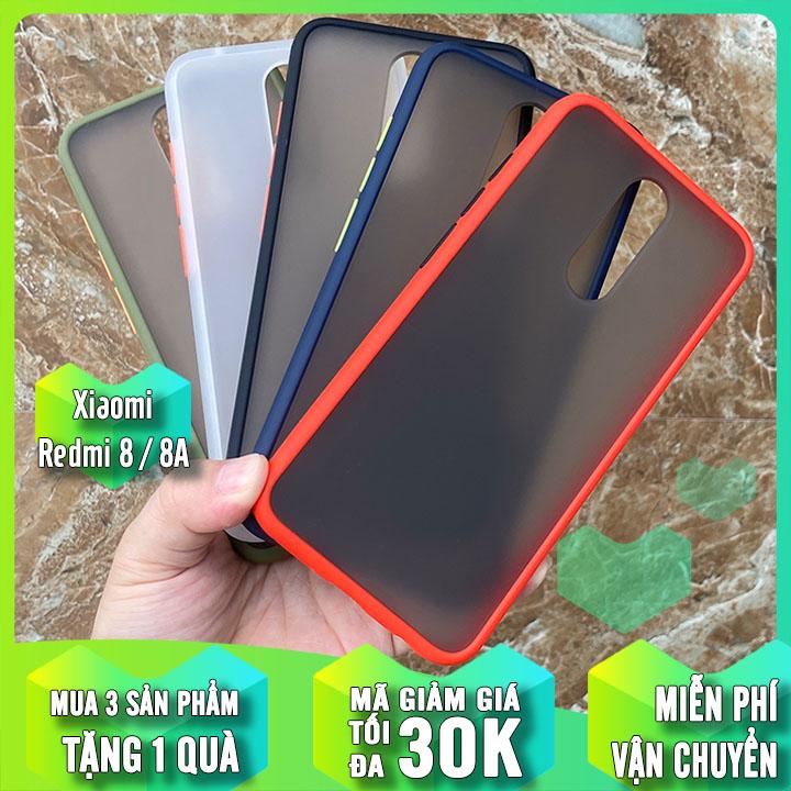 Ốp lưng cho Xiaomi Redmi 8 / 8A trong nhám viền màu