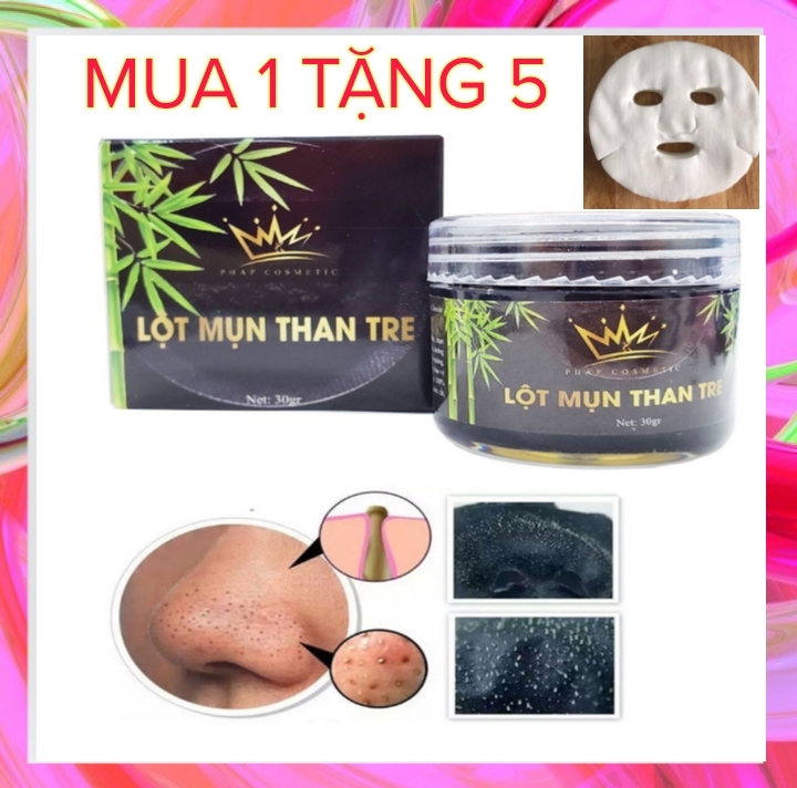 Gel Lột Mụn Than Tre Hoạt Tính 30 ml Giúp Làm Sạch Mụn Cám Mụn Đầu Đen Mụn Trứng Cá