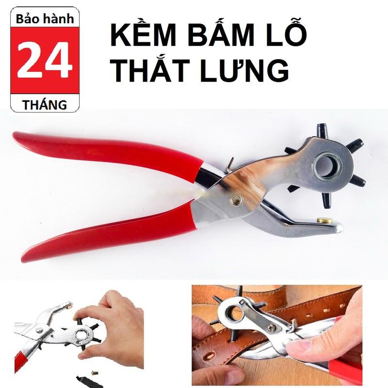 Kìm bấm lỗ thắt lưng, dây da, quần bò, giầy... chuyên nghiệp Roto punch ,Chất Liệu Thép Cacbon Độ Cứng Tốt, Tay Cầm Bọc Nhựa Êm Ái, Nhiều Kích Thước Tiện Lợi, Nhỏ Gọn Dễ Sử Dụng - BẢO HÀNH 24 THÁNG