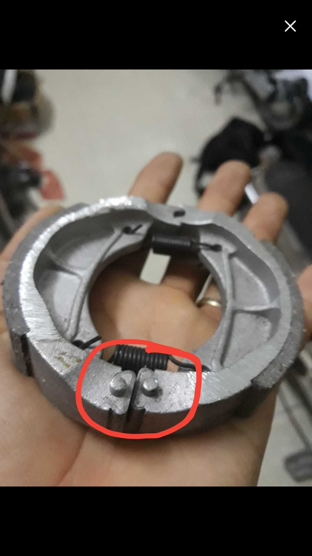 Má phanh xe đạp điện Yamaha zin chuẩn kích thước lắp cho xe nhập khẩu