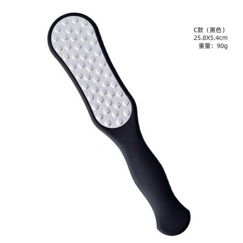 Cây chà gót chân trà da chết ở gót chân 2 mặt trà thô mịn đầu trà có độ nhám cao bằng thép inox
